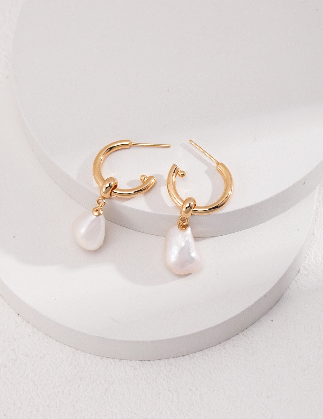 2-Way Baroque Pearl Earrings